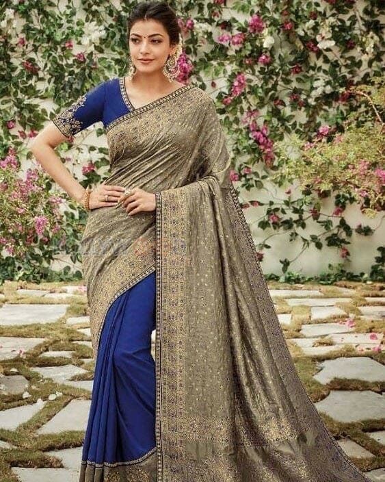 Tamil Actress Kajal Agarwal Saree Photoshoot Photos