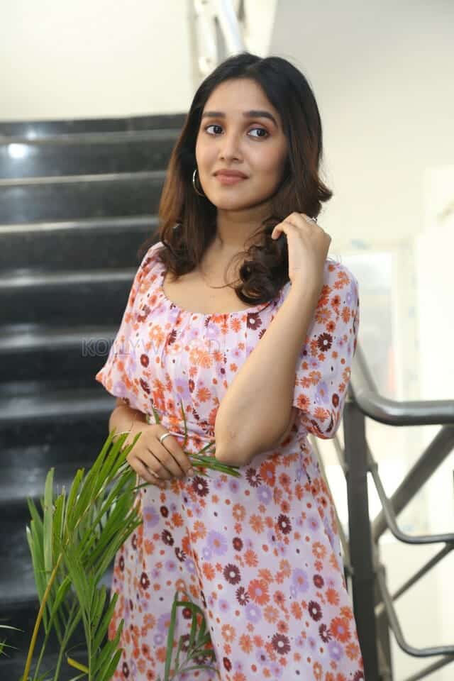 Telugu Actress Anikha Surendran at Butta Bomma Movie Success Meet Pictures 09