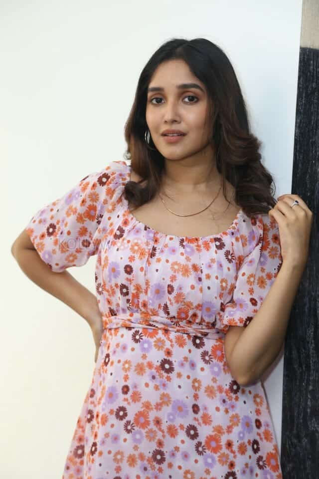 Telugu Actress Anikha Surendran at Butta Bomma Movie Success Meet Pictures 11