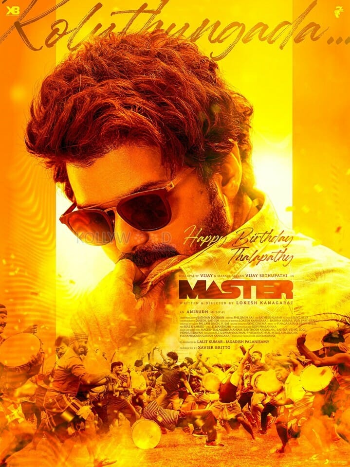 Thalapathy Vijay Birthday Special Master New Poster