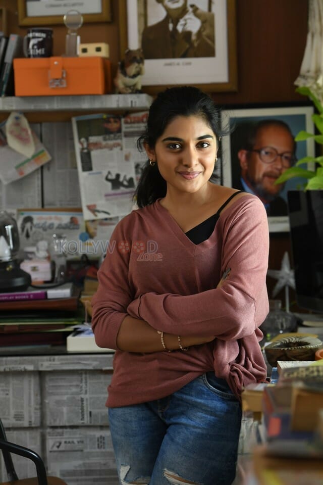 V Movie Heroine Nivetha Thomas Photos