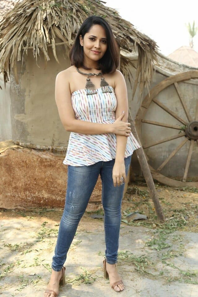 Actress Anasuya At Rangastalam Press Meet Photos