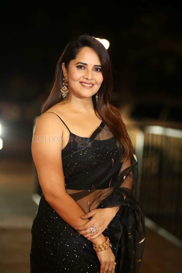 Actress Anasuya Bharadwaj at Pedha Kapu 1 Movie Pre Release Event Glam Photos 18