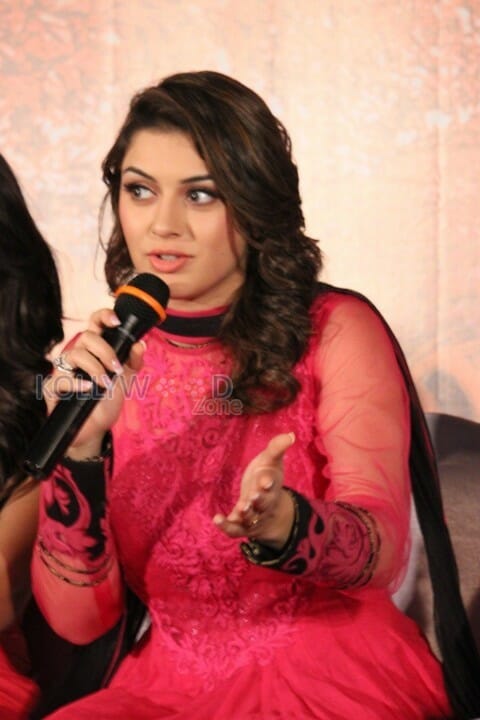 Actress Hansika At Aranmanai Audio Launch Event Pictures