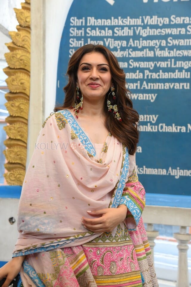 Actress Hansika Motwani at My Name Is Shruti Movie Pooja Ceremony Photos