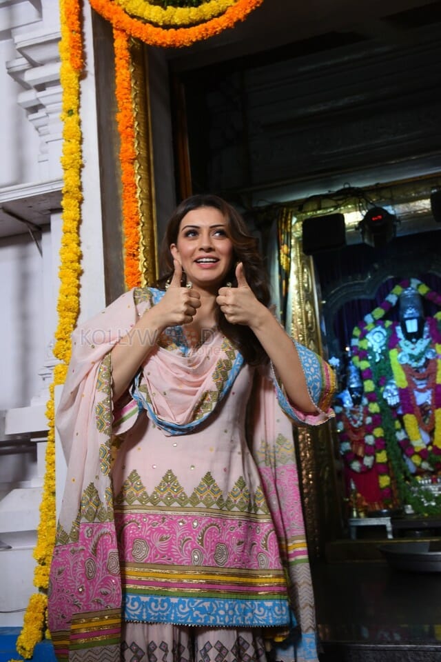 Actress Hansika Motwani at My Name is Shruti Movie Pooja Pictures