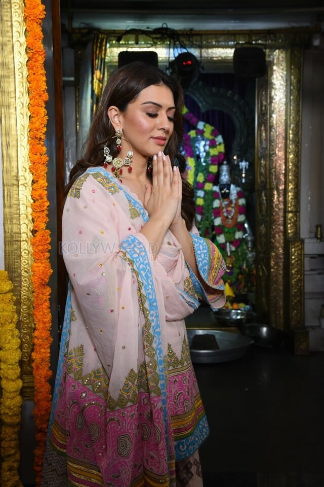 Actress Hansika Motwani at My Name is Shruti Movie Pooja Pictures