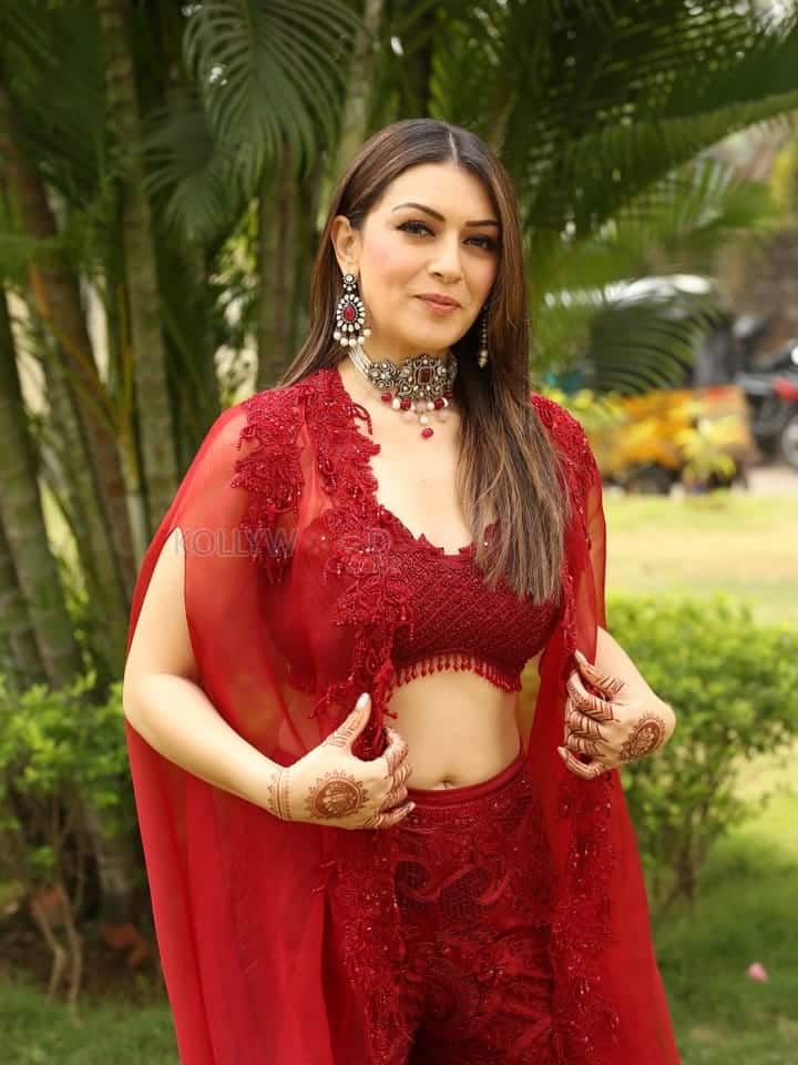 Actress Hansika at My Name Is Shruthi Trailer Launch Event Pictures 01