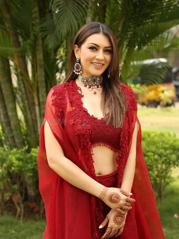 Actress Hansika at My Name Is Shruthi Trailer Launch Event Pictures 02