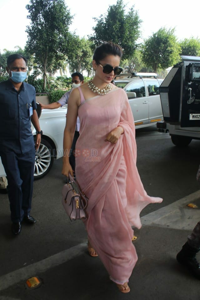 Actress Kangana Ranaut at Airport Departure Photos