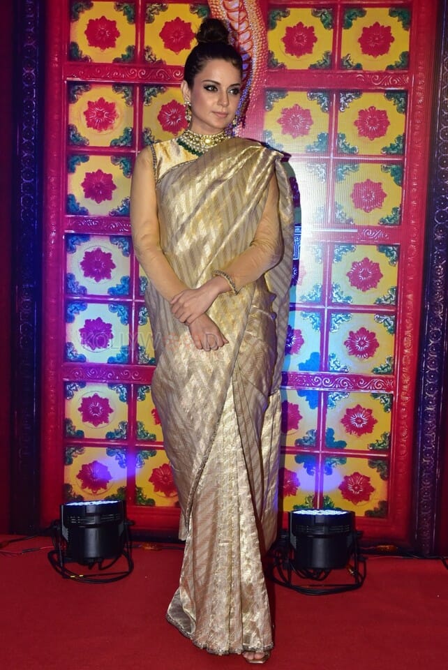 Actress Kangana Ranaut at Chandramukhi 2 Movie Pre Release Event Stills 12