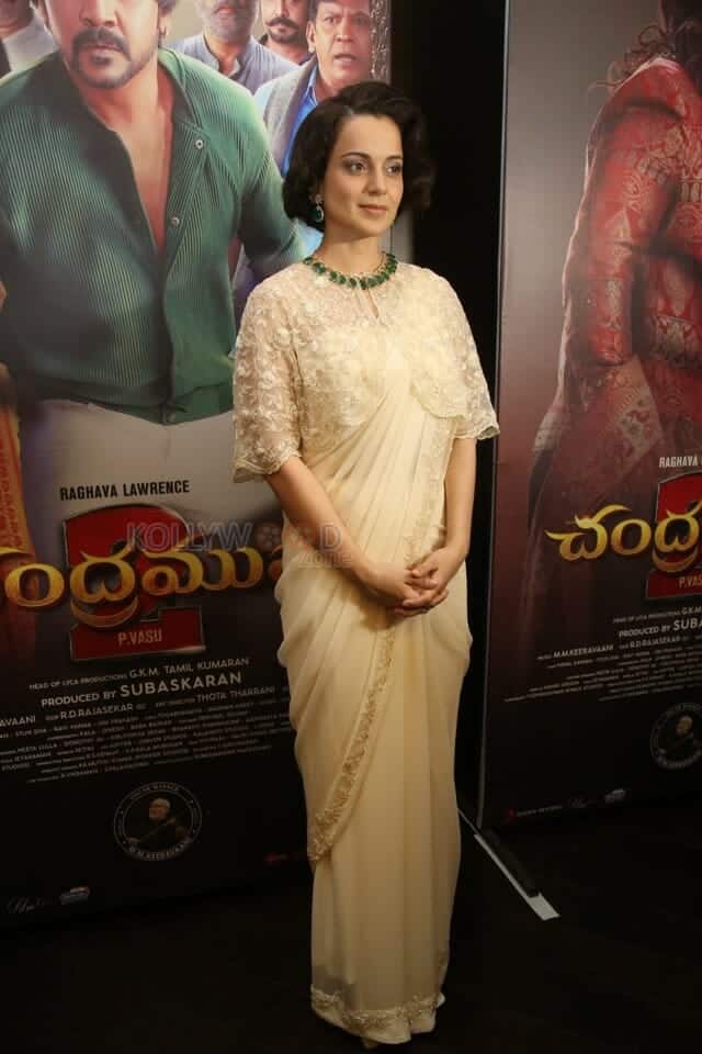 Actress Kangana Ranaut at Chandramukhi 2 Movie Press Meet Stills 14