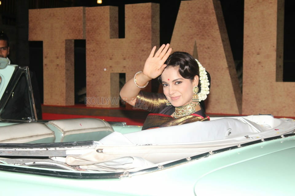 Actress Kangana Ranaut at Trailer Launch Of Film Thalaivi Photos