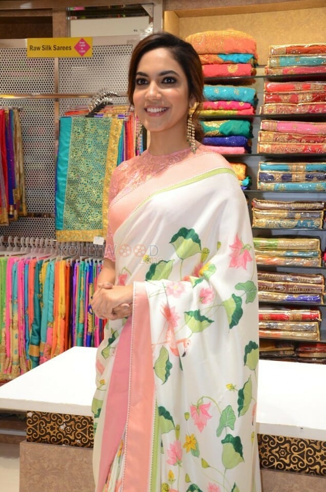 Actress Ritu Varma At Chennai Silks Show Room Opening Photos