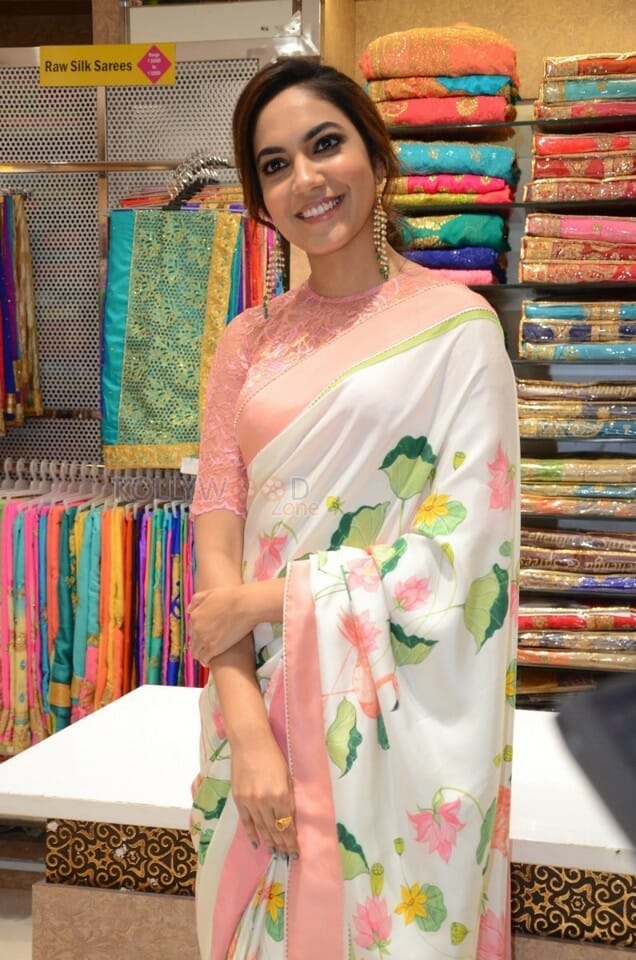 Actress Ritu Varma At Chennai Silks Show Room Opening Photos