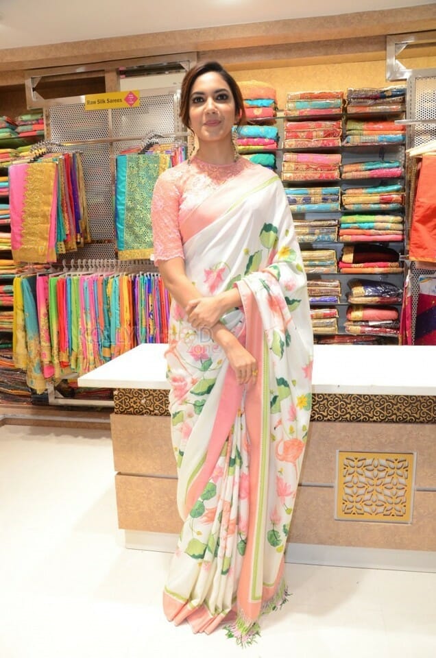 Actress Ritu Varma At Chennai Silks Show Room Opening Photos