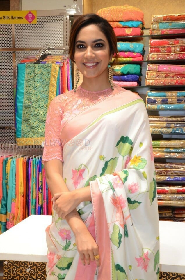 Actress Ritu Varma At Chennai Silks Show Room Opening Photos