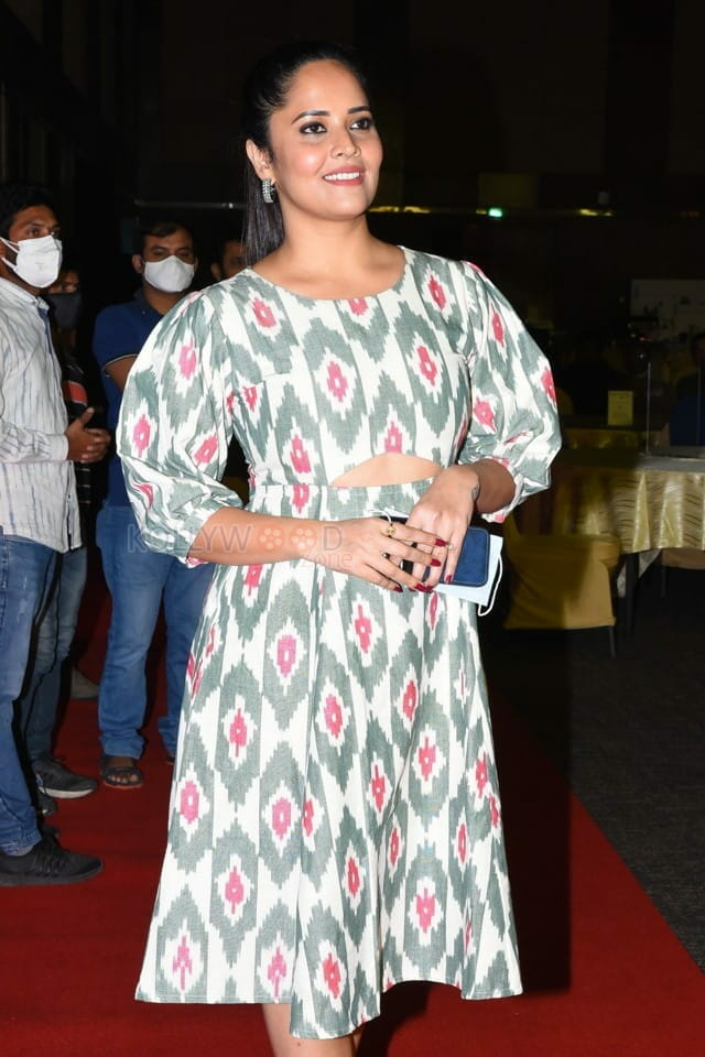 Anasuya Bharadwaj at Crazy Uncles Movie Pre Release Event Pictures