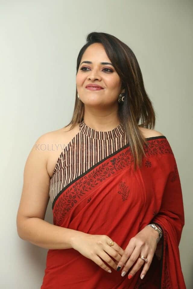 Anasuya Bharadwaj at Rangamarthanda Press Meet Pictures 01