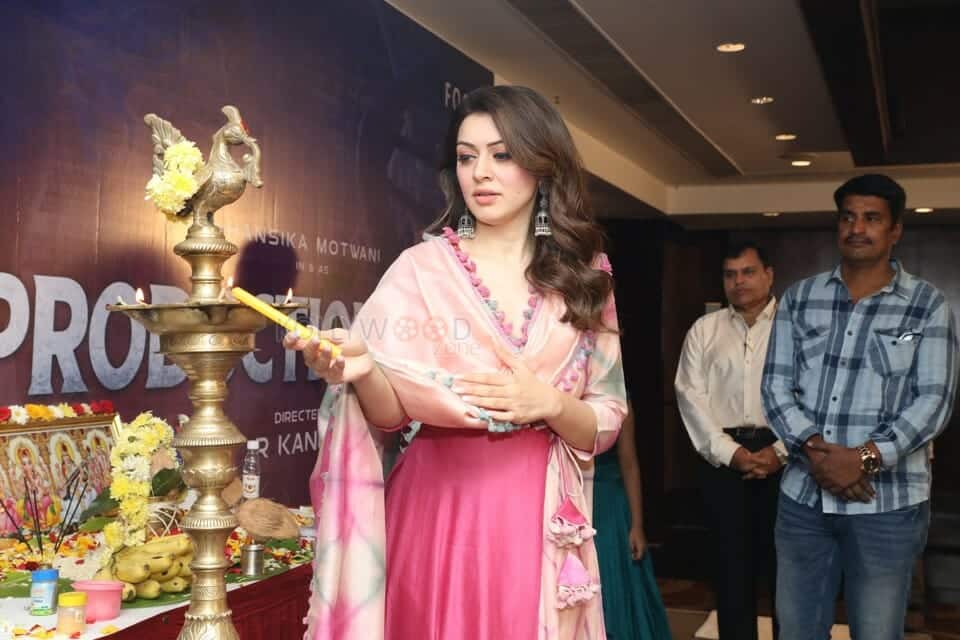 Hansika Motwani at Production No 7 Launch 01