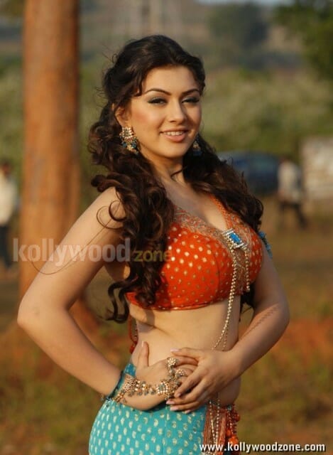 Sexy Hansika Motwani Hot Saree Pictures