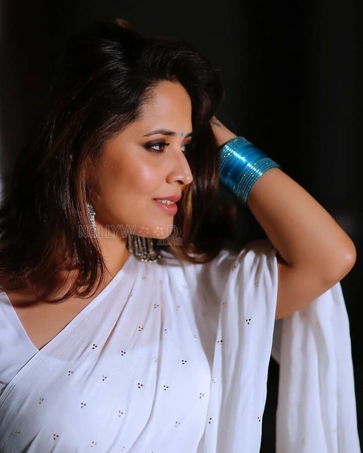 Telugu Anchor Anasuya Sexy Saree Photos