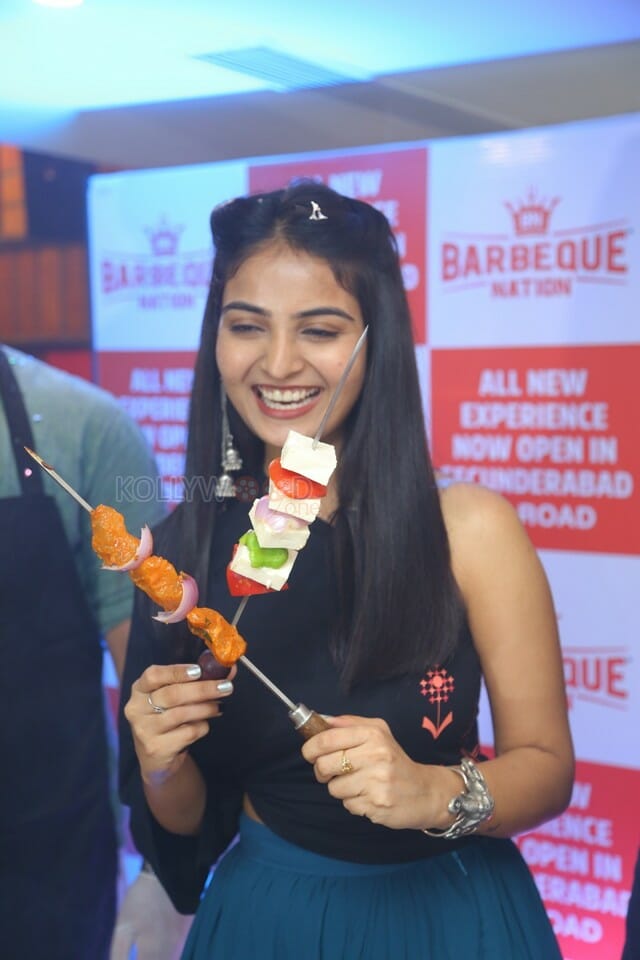 Actress Ananya Nagalla Launches th Outlet of Barbeque Nation in Hyderabad at Paradise Secunderabad Photos