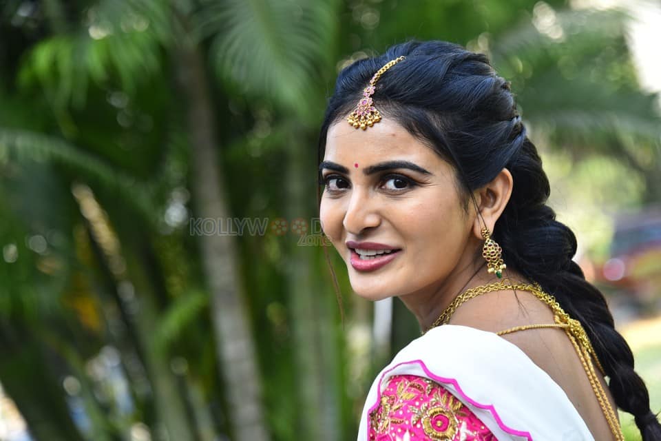 Actress Ananya Nagalla at Srikakulam Sherlock Homes Movie First Look Launch Photos 17