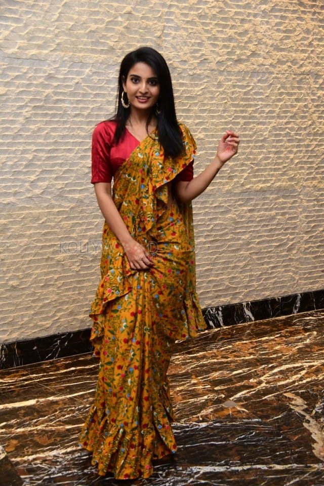 Actress Ananya Nagalla at Vakeel Saab Movie Promotion Event Stills