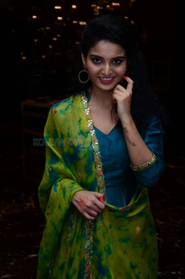 Actress Ananya Nagalla at Vakeel Saab Movie Promotion Event Stills