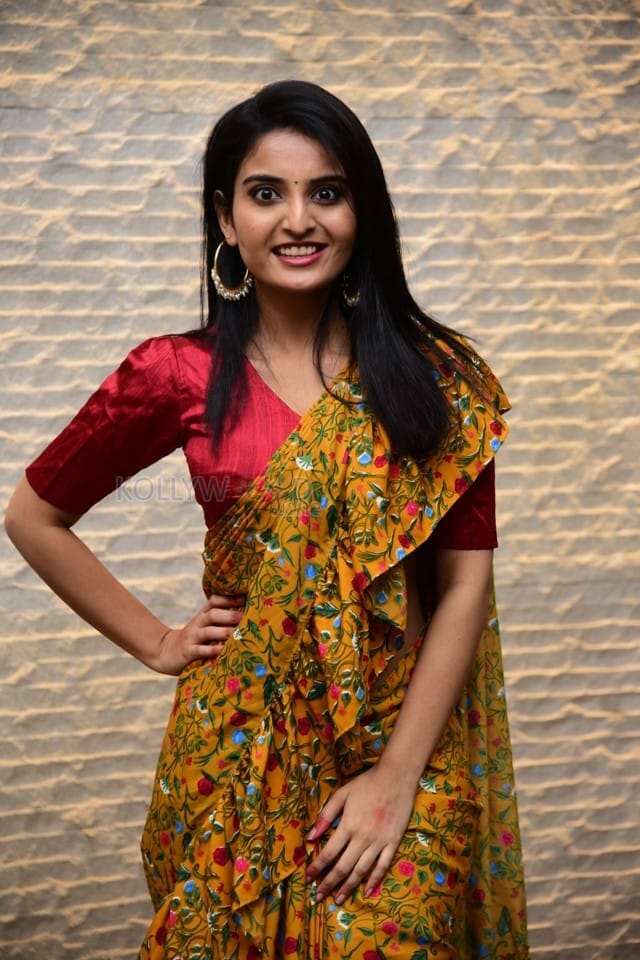 Actress Ananya Nagalla at Vakeel Saab Movie Promotion Event Stills