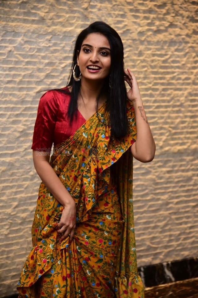 Actress Ananya Nagalla at Vakeel Saab Movie Promotion Event Stills