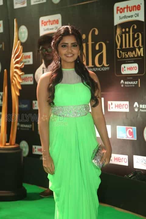 Actress Anupama Parameswaran At Iifa Utsavam Photos