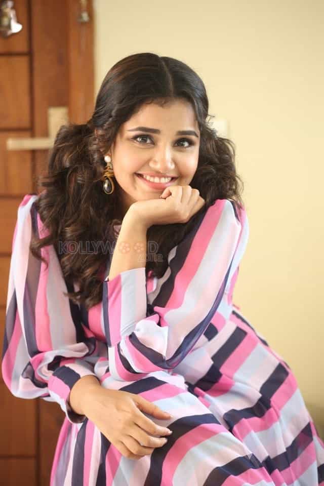 Actress Anupama Parameswaran At Rakshasudu Interview Photos