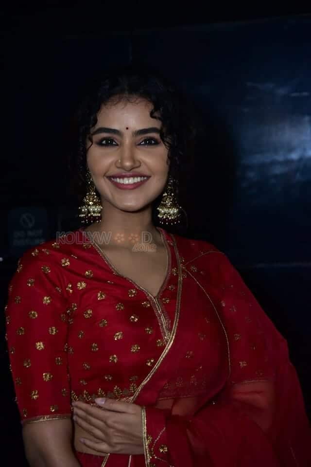 Actress Anupama Parameswaran at 18 Pages Movie Pre Release Event Photos 11