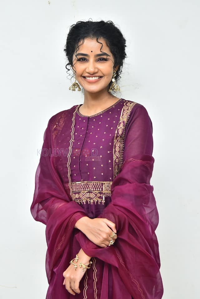 Actress Anupama Parameswaran at Paradha Press Meet Pictures 07