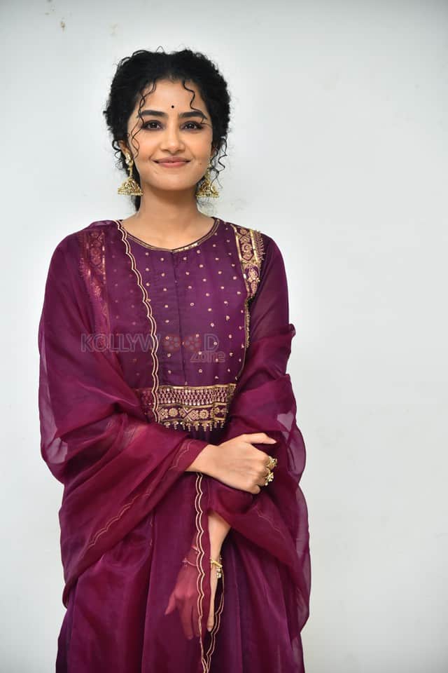 Actress Anupama Parameswaran at Paradha Press Meet Pictures 43
