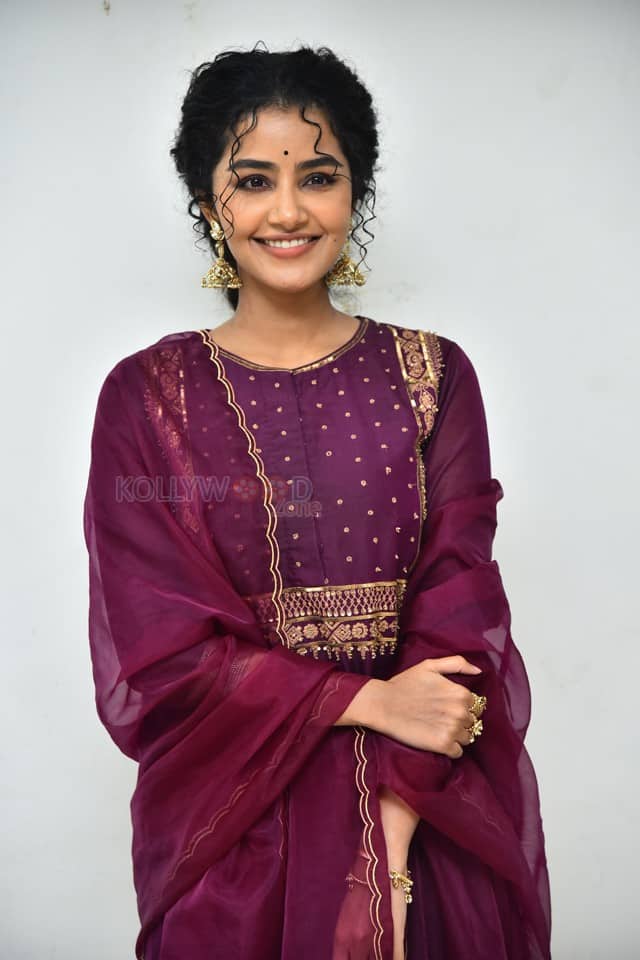 Actress Anupama Parameswaran at Paradha Press Meet Pictures 45