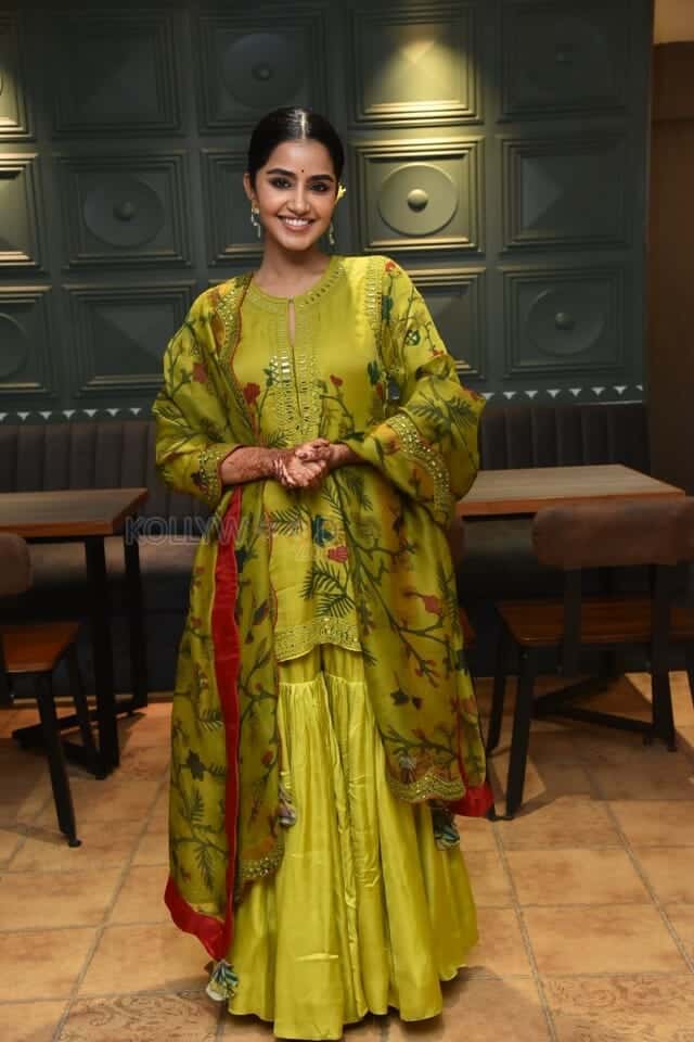 Actress Anupama Parameswaran at The Story Of a Beautiful Girl Movie First Look Launch Photos 20