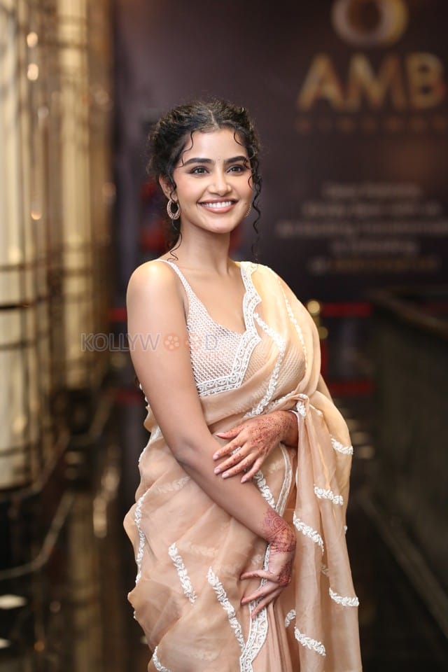Actress Anupama Parameswaran at Tillu Square Movie Song Launch Photos 07