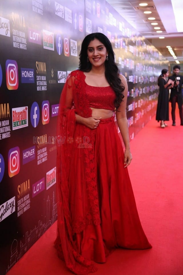 Actress Dhanya Balakrishna At SIIMA Awards 2021 Photos 01