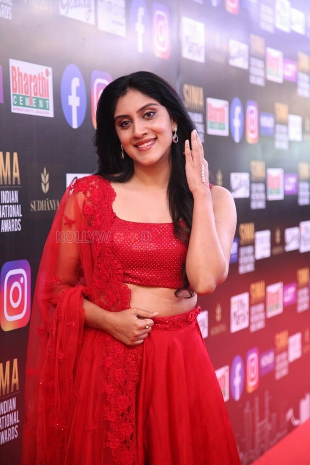 Actress Dhanya Balakrishna At SIIMA Awards 2021 Photos 05