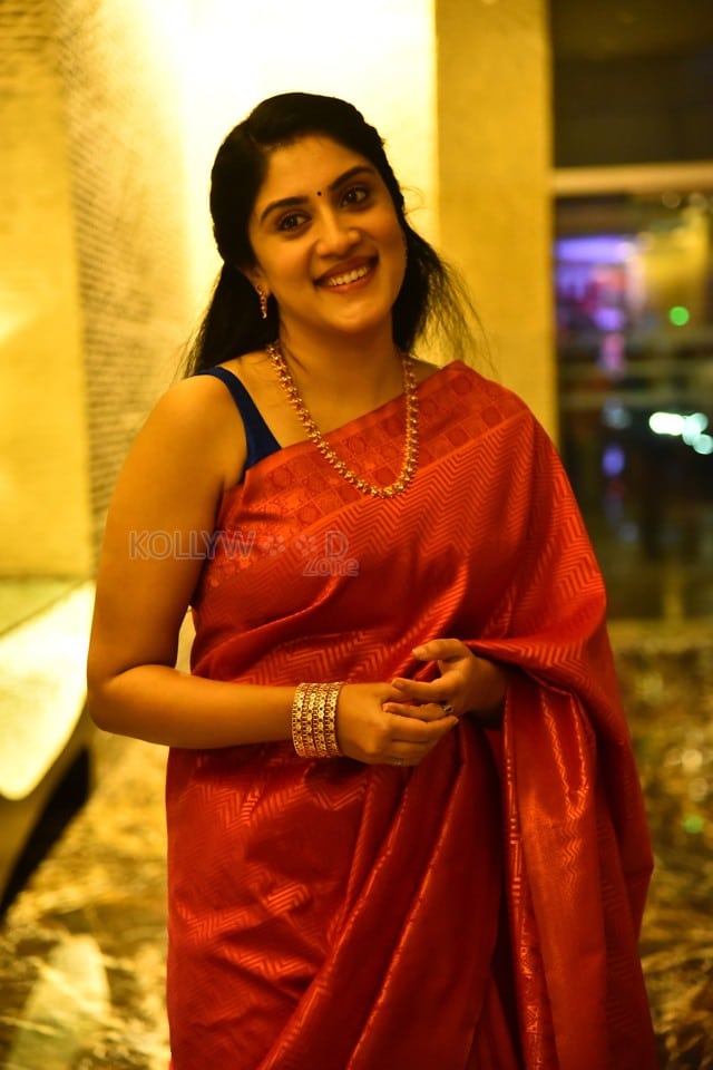Actress Dhanya Balakrishna at The 100 Movie Pre Release Event Photos 03