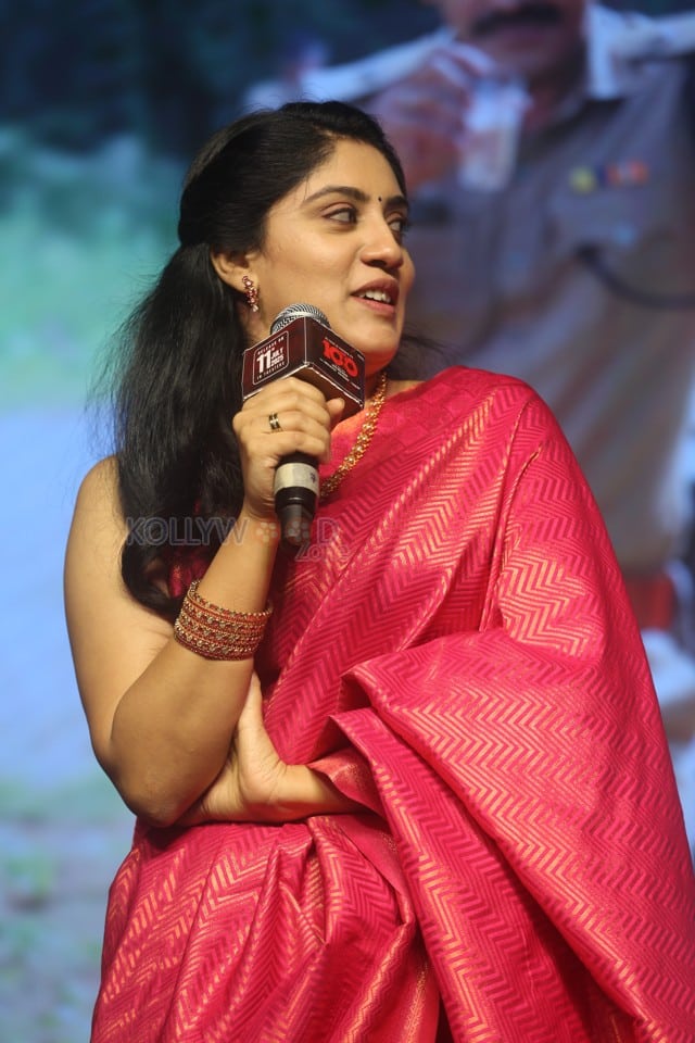 Actress Dhanya Balakrishna at The 100 Movie Pre Release Event Photos 09