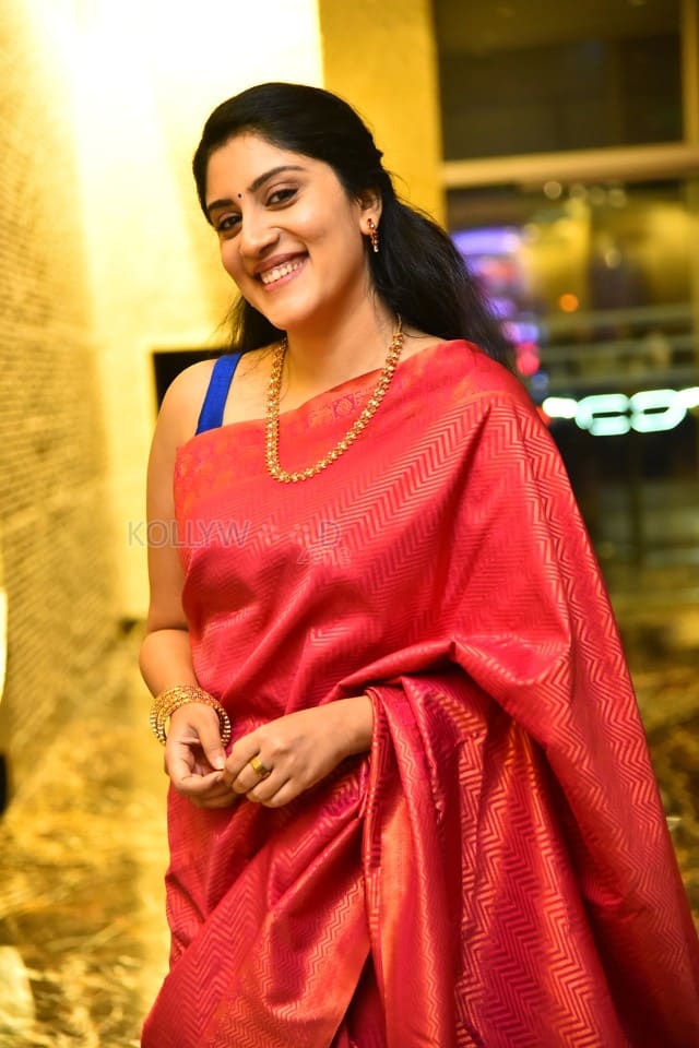 Actress Dhanya Balakrishna at The 100 Movie Pre Release Event Photos 11