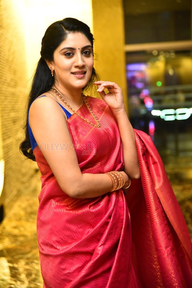 Actress Dhanya Balakrishna at The 100 Movie Pre Release Event Photos 13