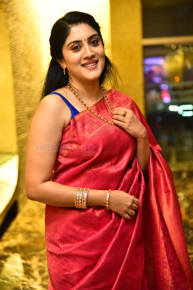 Actress Dhanya Balakrishna at The 100 Movie Pre Release Event Photos 14