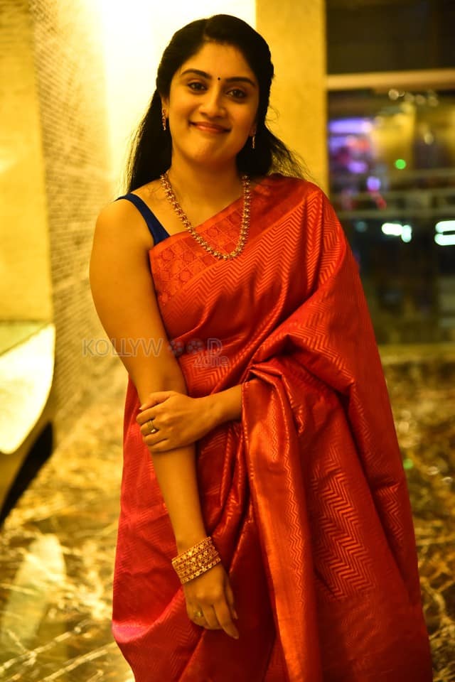 Actress Dhanya Balakrishna at The 100 Movie Pre Release Event Photos 18