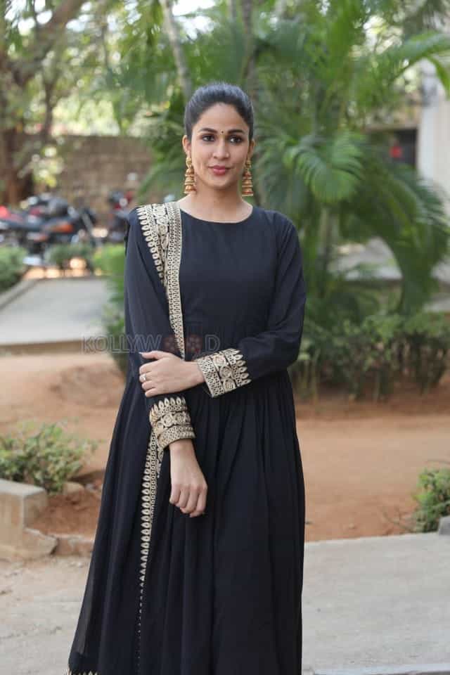 Actress Lavanya Tripathi at Chaavu Kaburu Challaga Movie Jukebox Launch Pictures