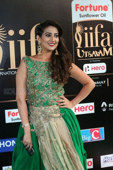 Actress Manjusha At Iifa Utsavam Event Pictures
